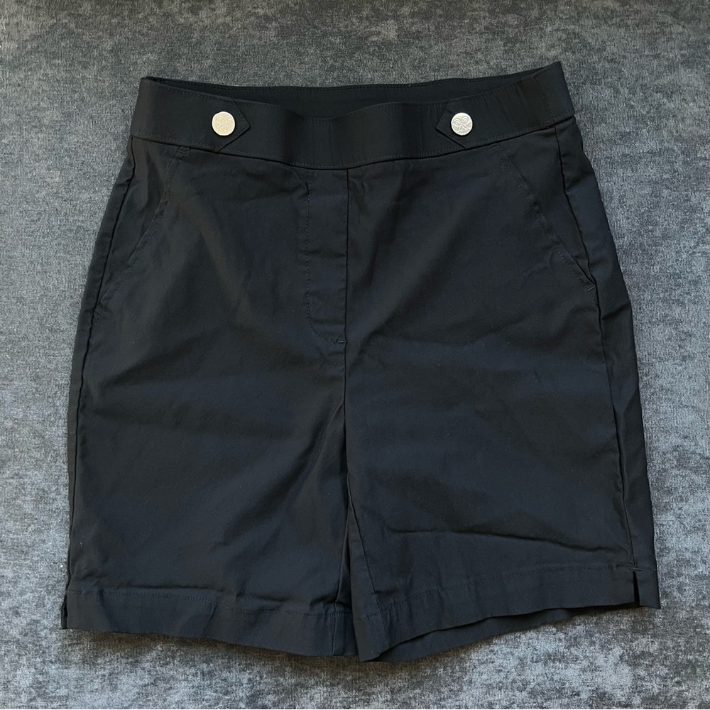 Rafaella Black Stretch Shorts Size 4